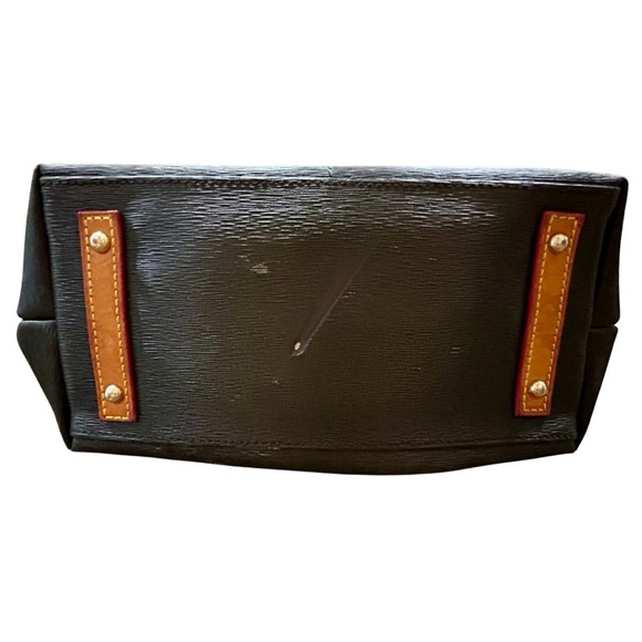 Dooney & Bourke Black Textured Leather Satchel - Picture 2 of 16